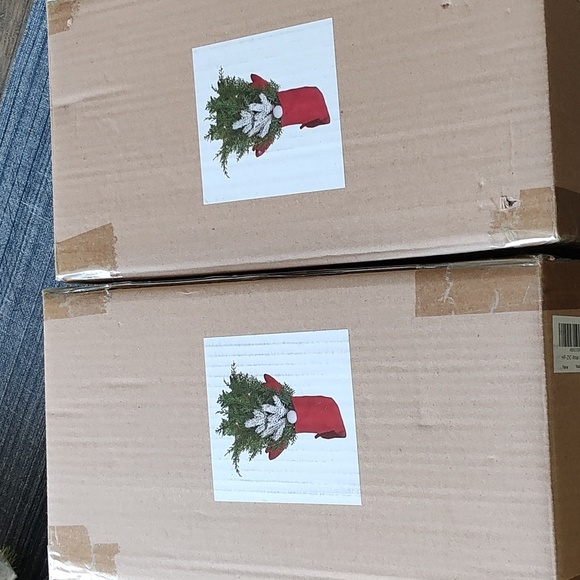 New Gnome Small Prelit Tree SET of 2 - Picture 3 of 8